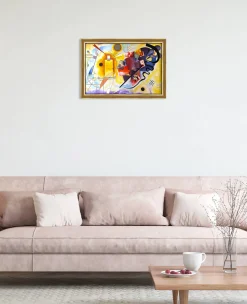 Hot Jaune-rouge-bleu - Vassily Kandinsky Kandinsky