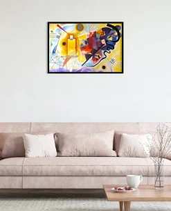 Hot Jaune-rouge-bleu - Vassily Kandinsky Kandinsky
