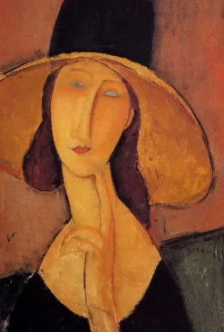 Best Sale Jeanne Hébuterne au grand chapeau - Amedeo Modigliani Modigliani