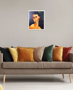 Cheap Jeune femme aux yeux bleus - Amedeo Modigliani Modigliani
