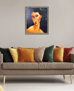 Cheap Jeune femme aux yeux bleus - Amedeo Modigliani Modigliani