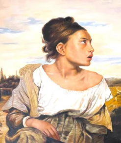 Cheap Jeune orpheline au cimetière - Eugène Delacroix Delacroix