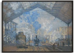 Sale La gare Saint-Lazare - Claude Monet Monet