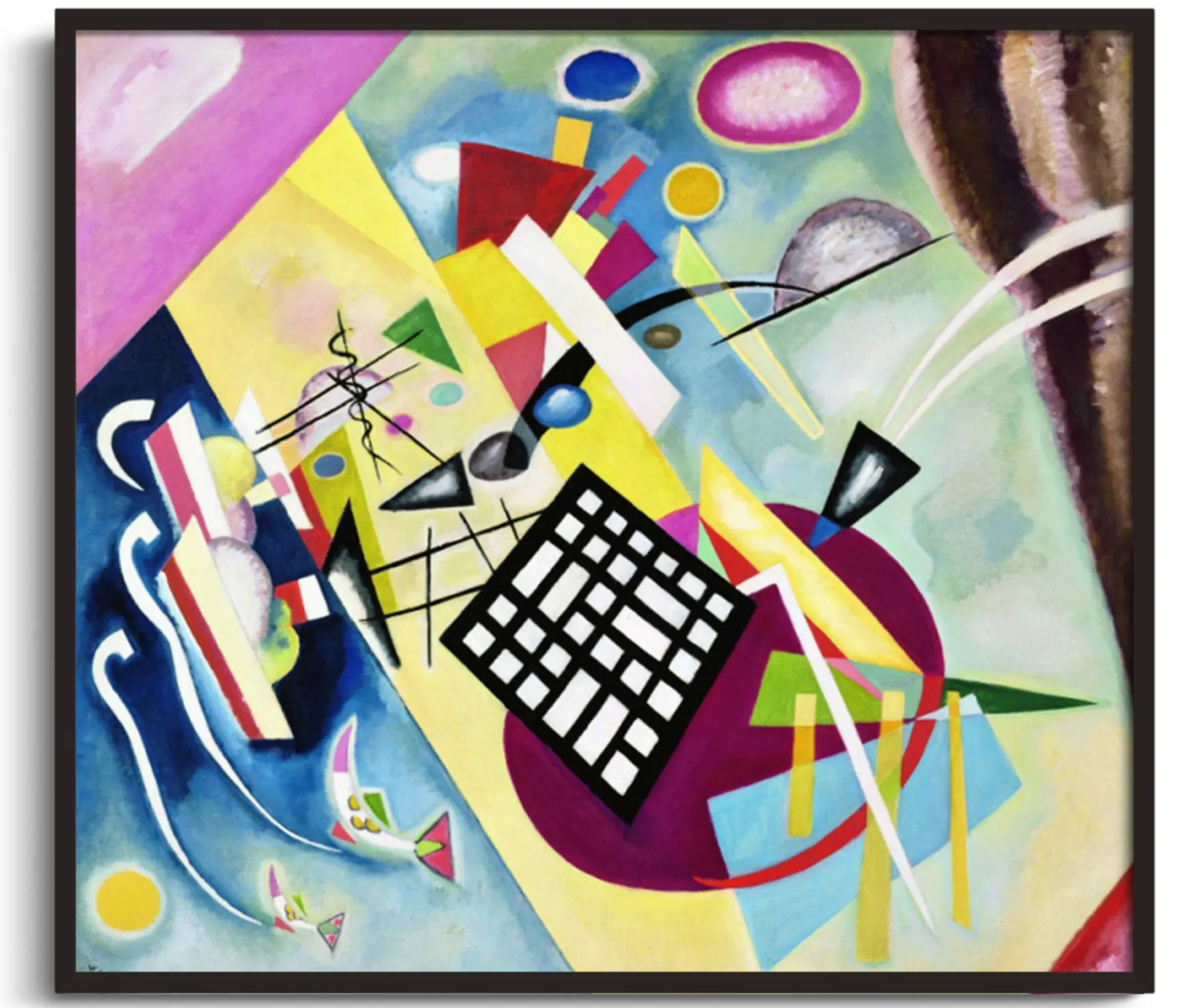 Hot La grille noire - Vassily Kandinsky Kandinsky
