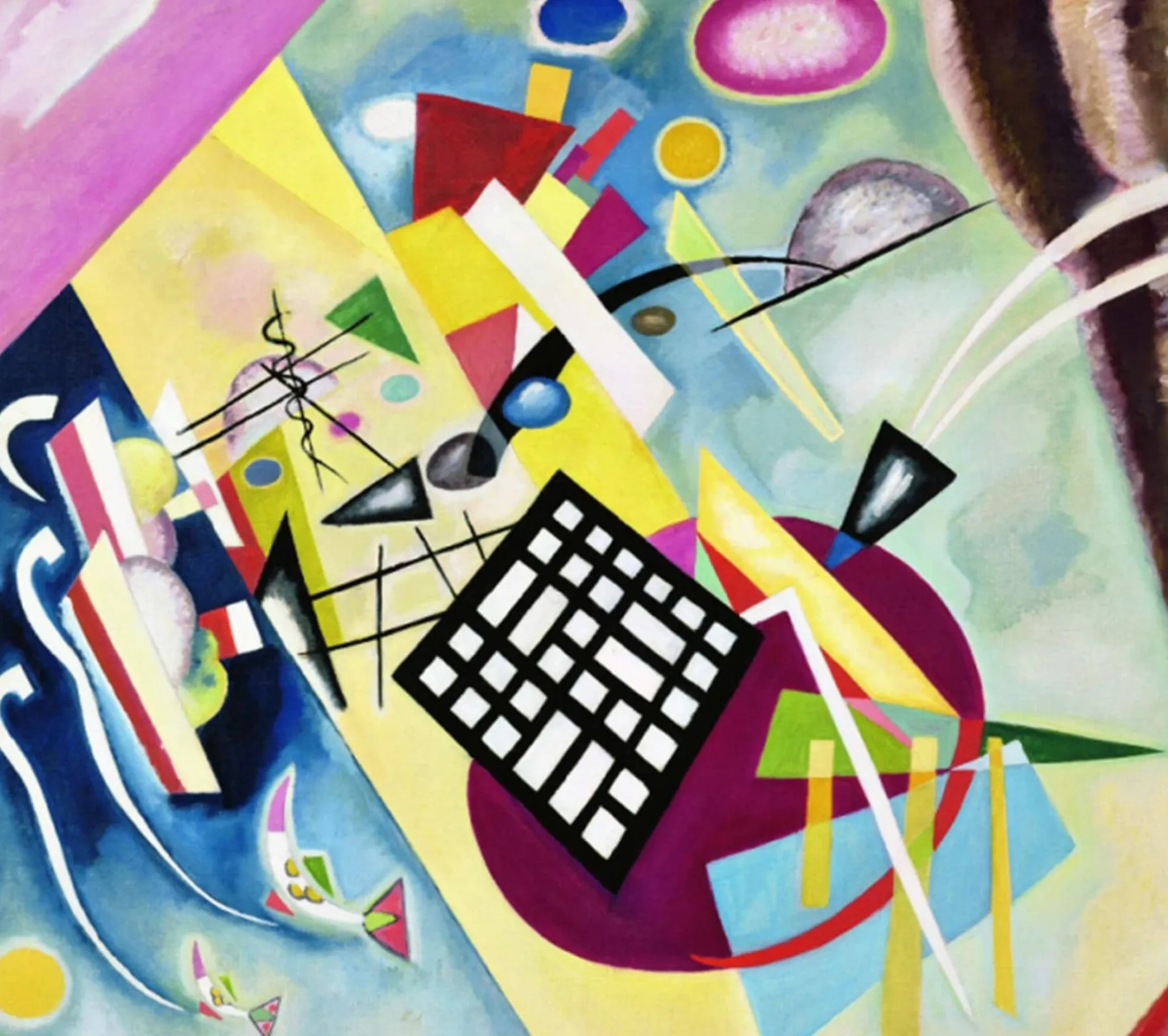 Hot La grille noire - Vassily Kandinsky Kandinsky