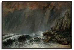Store La Mer orageuse - Gustave Courbet Courbet