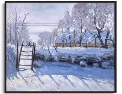 Online La Pie - Claude Monet Monet