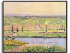 Outlet La Plaine de Gennevilliers vue des coteaux d'Argenteuil - Gustave Caillebotte Caillebotte