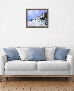Sale La promenade à Trouville - Claude Monet Monet