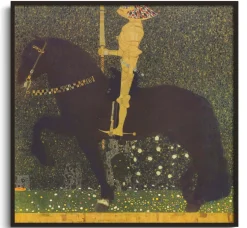 New La vie est un combat (Le chevalier d'or) - Gustav Klimt Klimt