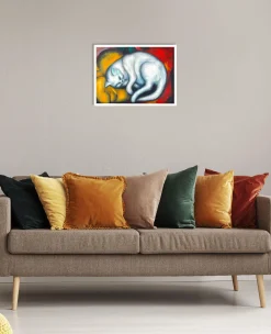 Hot Le chat blanc – Franz Marc Franz Marc