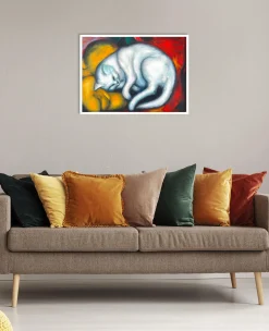 Hot Le chat blanc – Franz Marc Franz Marc