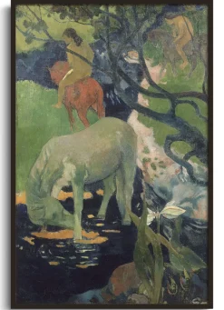 Cheap Le cheval blanc - Paul Gauguin Gauguin