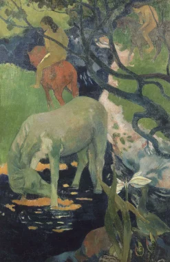 Cheap Le cheval blanc - Paul Gauguin Gauguin