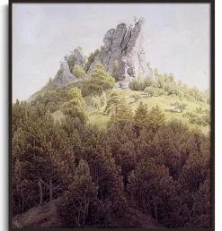 Store Le Feldstein près de Rathen sur l'Elbe - Caspar David Friedrich Friedrich