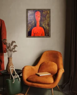 Fashion Le grand buste rouge - Amedeo Modigliani Modigliani