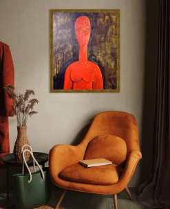 Fashion Le grand buste rouge - Amedeo Modigliani Modigliani