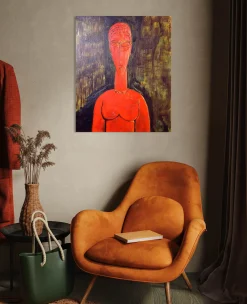 Fashion Le grand buste rouge - Amedeo Modigliani Modigliani