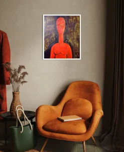 Fashion Le grand buste rouge - Amedeo Modigliani Modigliani
