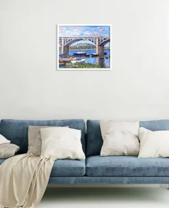 Store Le Pont sur la Seine à Argenteuil - Claude Monet Monet