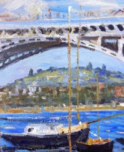 Store Le Pont sur la Seine à Argenteuil - Claude Monet Monet