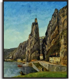 Flash Sale Le Rocher à Bayard, à Dinant - Gustave Courbet Courbet