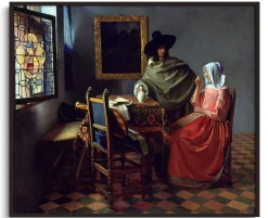 Cheap Le Verre de vin - Johannes Vermeer Vermeer