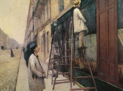 Sale Les Peintres en bâtiments - Gustave Caillebotte Caillebotte
