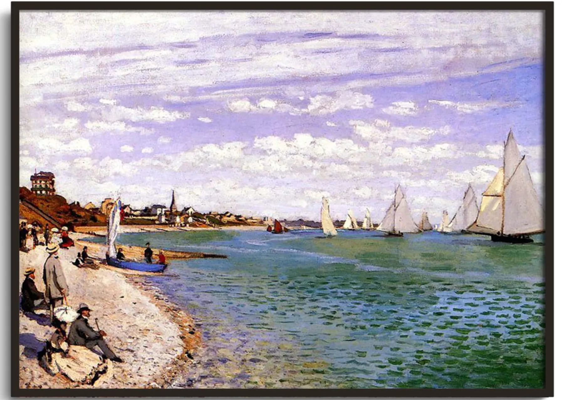 Hot Les Régates à Sainte-Adresse - Claude Monet Monet