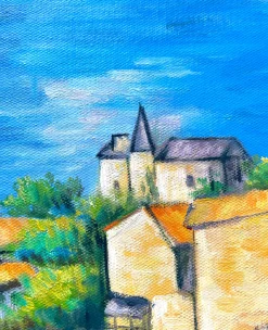 Hot L’Estaque aux toits rouges – Paul Cézanne Cézanne