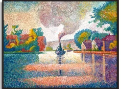 Best L'Hirondelle Bateau à vapeur sur la Seine - Paul Signac Signac