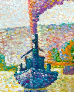 Best L'Hirondelle Bateau à vapeur sur la Seine - Paul Signac Signac