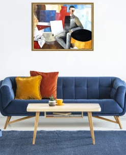 Store L'Homme assis - Roger de La Fresnaye De La Fresnaye