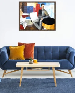 Store L'Homme assis - Roger de La Fresnaye De La Fresnaye