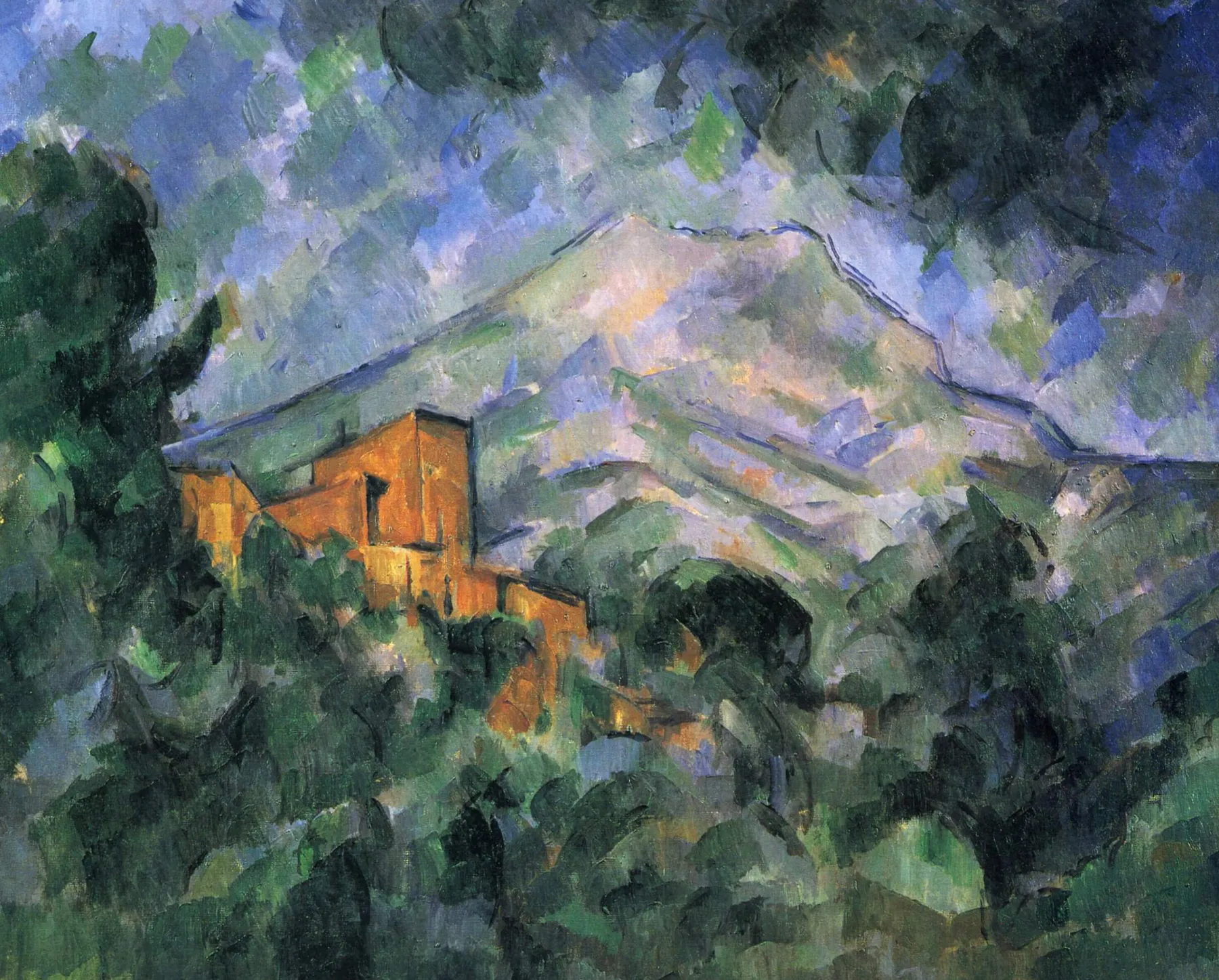 Best Montagne Sainte-Victoire et Château Noir - Paul Cézanne Cézanne