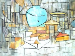 Hot Nature morte au pot de gingembre II - Piet Mondrian Mondrian