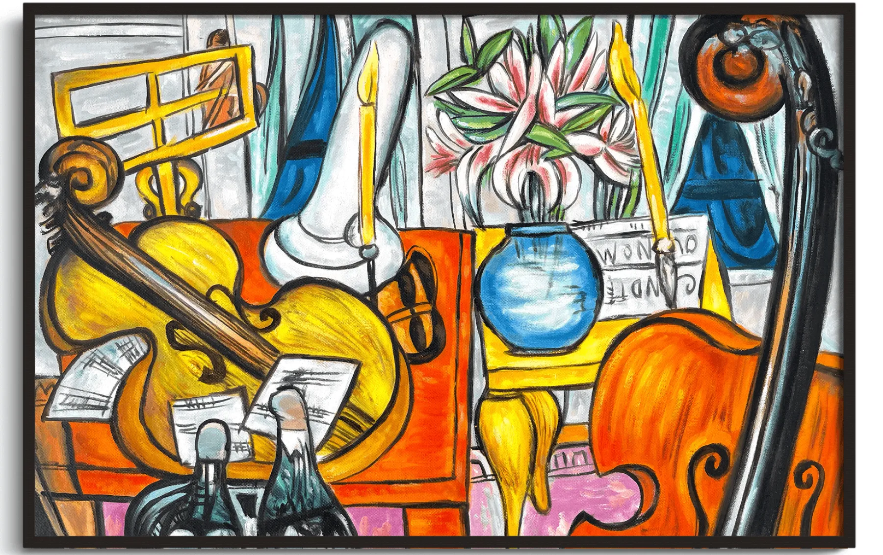 Clearance Nature morte avec violoncelle et contrebasse – Max Beckmann Beckmann