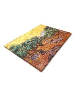 Best Oliviers avec ciel jaune et soleil - Vincent Van Gogh Van Gogh