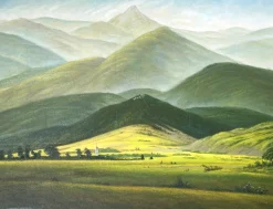 Clearance Paysage dans le Riesengebirge - Caspar David Friedrich Friedrich