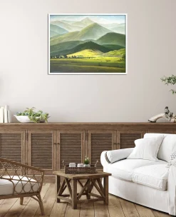 Clearance Paysage dans le Riesengebirge - Caspar David Friedrich Friedrich