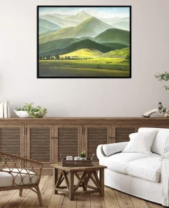 Clearance Paysage dans le Riesengebirge - Caspar David Friedrich Friedrich