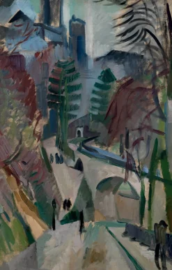 Store Paysage de Laon - Robert Delaunay Delaunay
