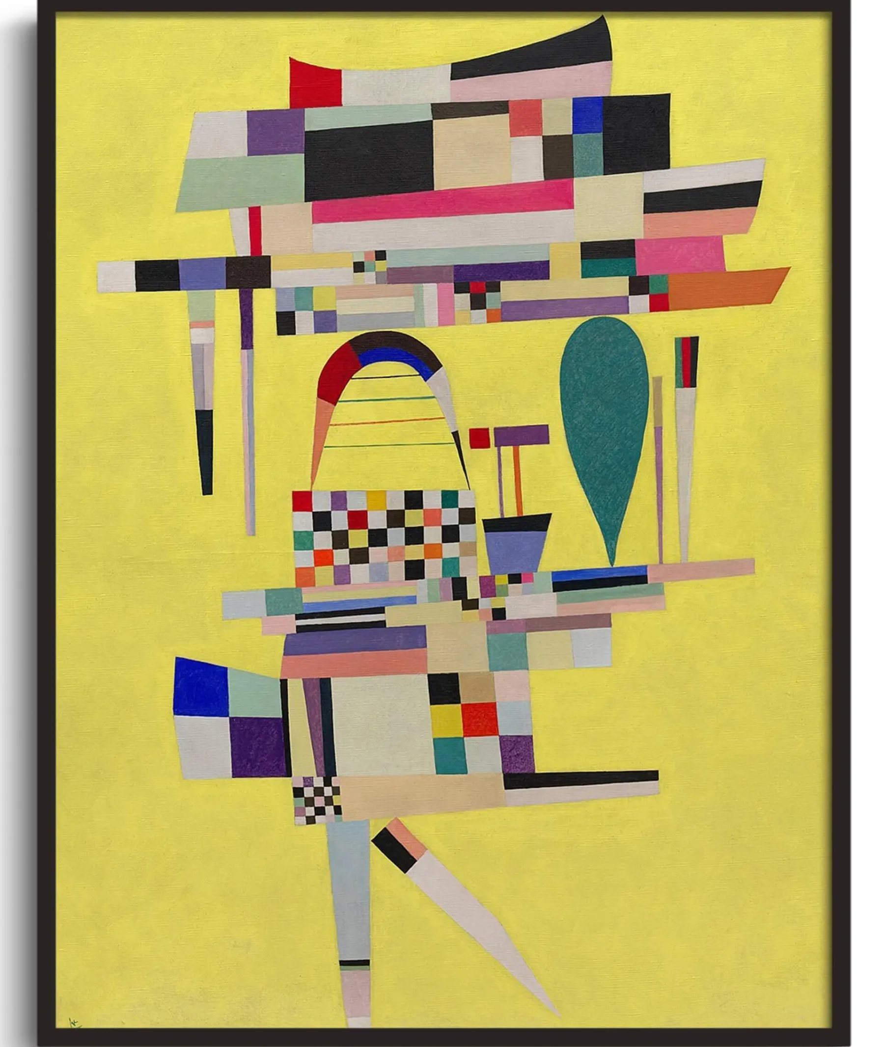 Cheap Peinture jaune - Vassily Kandinsky Kandinsky