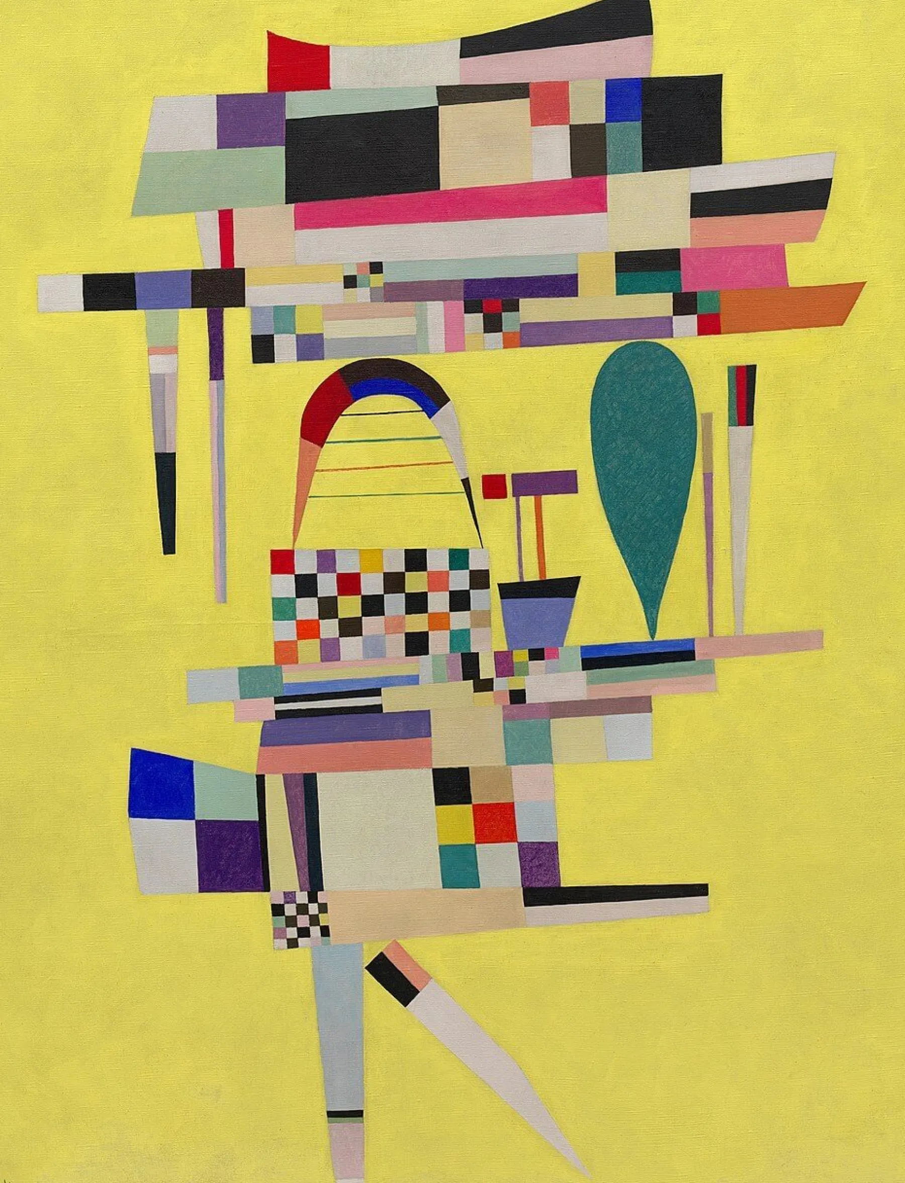 Cheap Peinture jaune - Vassily Kandinsky Kandinsky
