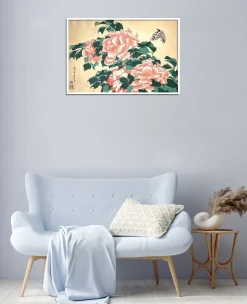 Fashion Pivoines et papillons - Hokusai Hokusai