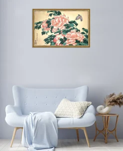 Fashion Pivoines et papillons - Hokusai Hokusai