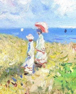 Best Sale Promenade sur la falaise, Pourville - Claude Monet Monet