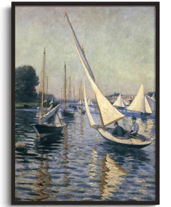 Cheap Régates à Argenteuil - Gustave Caillebotte Caillebotte