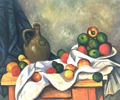 Sale Rideau, Cruchon et Compotier - Paul Cézanne Cézanne