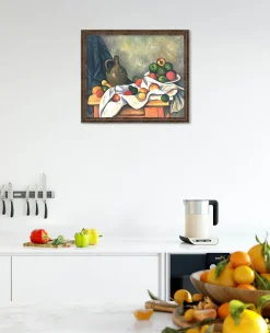 Sale Rideau, Cruchon et Compotier - Paul Cézanne Cézanne